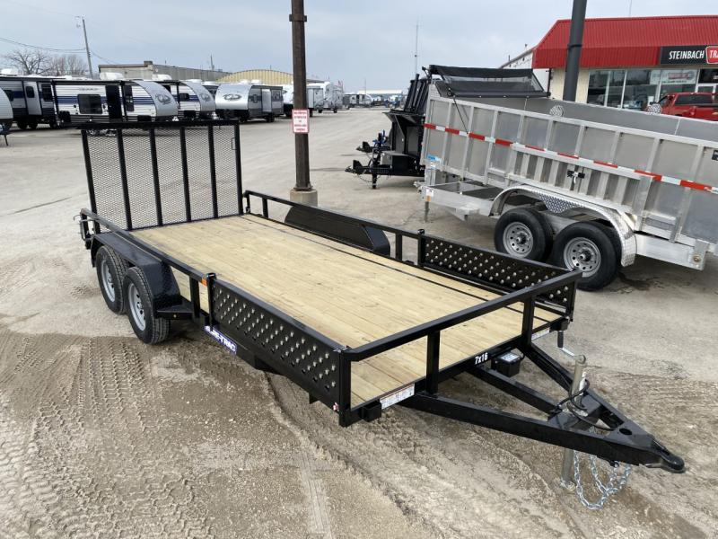 2022 Sure-Trac 7 x 16 Tube Top ATV Trailer 7K Tandem 2022 Sure-Trac 7 x 16 Tube Top ATV Trailer 7K Tandem
