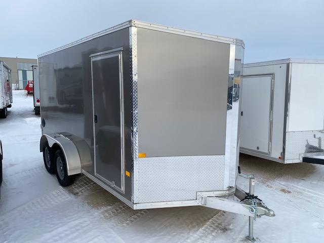 2023 Alcom-Stealth 7 X 14 Aluminum Cargo / Enclosed Trailer 7K Barn