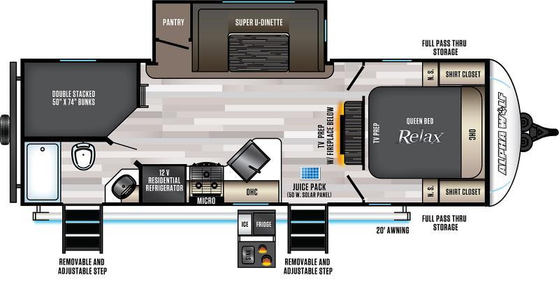 new Travel Trailers Forest River Alpha Wolf for sale, in Steinbach, MB Thumbnail 2