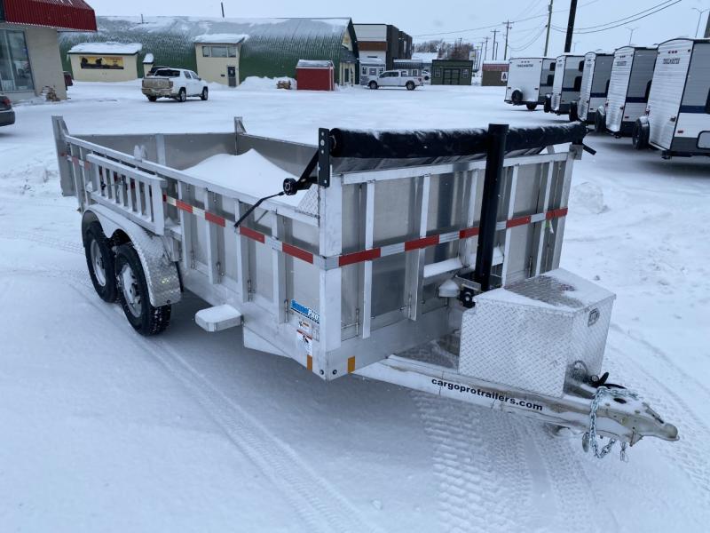 2022 CargoPro Trailers Aluminum 7 x 16 Dump Trailer +24" Sides 14K 2022 CargoPro Trailers Aluminum 7 x 16 Dump Trailer +24" Sides 14K