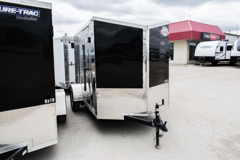 2020 Cargo Mate 5.5 x 10 Enclosed Cargo Trailer 3K Ramp 2020 Cargo Mate 5.5 x 10 Enclosed Cargo Trailer 3K Ramp
