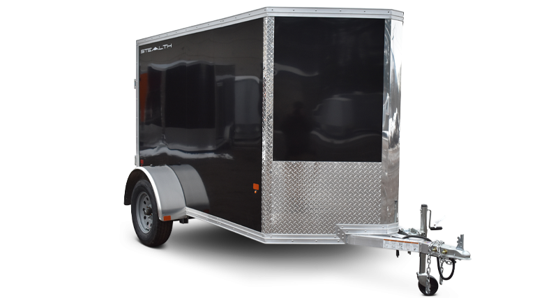 2022 Alcom-Stealth 6 x 12 Aluminum Enclosed Cargo Trailer +6" 3K Ramp 2022 Alcom-Stealth 6 x 12 Aluminum Enclosed Cargo Trailer +6" 3K Ramp