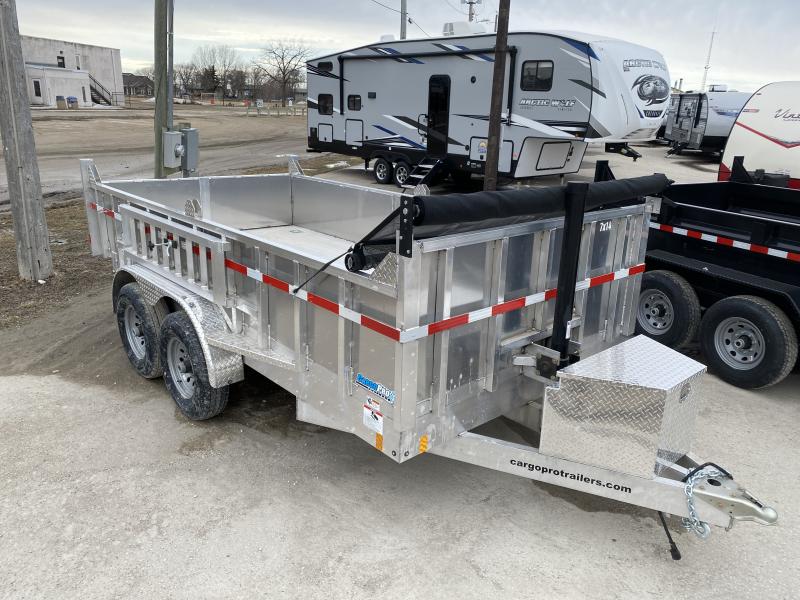 2022 CargoPro Trailers Aluminum 7 x 14 Dump Trailer +24 2022 CargoPro Trailers Aluminum 7 x 14 Dump Trailer +24