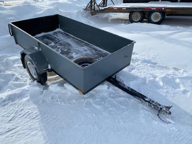 4 x 8 Utility Trailer Tilt Deck Steel Sides 4 x 8 Utility Trailer Tilt Deck Steel Sides
