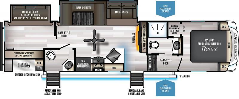 2021 Arctic Wolf 321BH Fifth Wheel RV w/bunks 2021 Arctic Wolf 321BH Fifth Wheel RV w/bunks