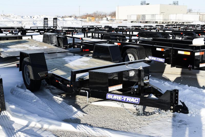 2021 Sure-Trac 62 IN x 10 Single Axle Tilt Bed Equipment Trailer 6K 2021 Sure-Trac 62 IN x 10 Single Axle Tilt Bed Equipment Trailer 6K