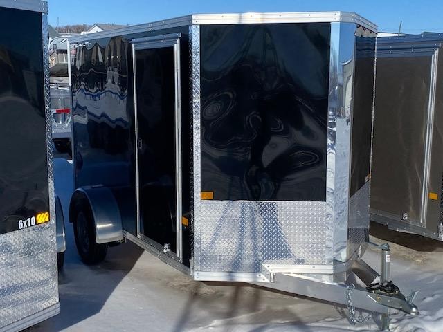 2022 Alcom-Stealth 6 x 10 Aluminum Cargo / Enclosed Trailer 3K Ramp 2022 Alcom-Stealth 6 x 10 Aluminum Cargo / Enclosed Trailer 3K Ramp