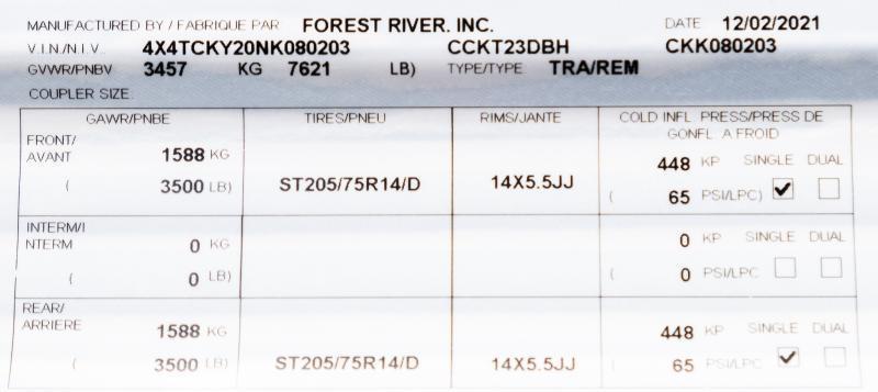 new Travel Trailers Grey Wolf Cherokee for sale, in Steinbach, MB Thumbnail 16