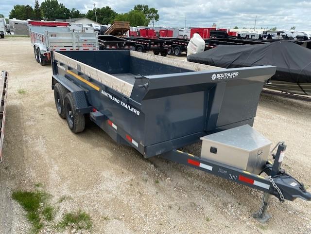 2022 Southland Trailers 7x14 Tandem Axle Dump Trailer Double Door Tailgate SL270T-14LB 2022 Southland Trailers 7x14 Tandem Axle Dump Trailer Double Door Tailgate SL270T-14LB