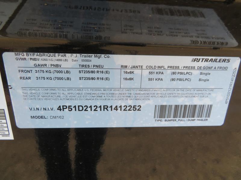 new Dump Trailers PJ Trailers  for sale, in Humboldt, SD Thumbnail 9