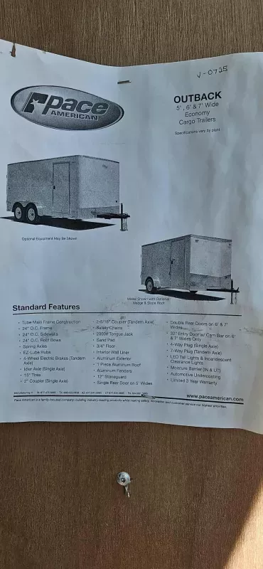 used Cargo (Enclosed) Trailers Pace American  for sale, in Kokomo, IN Thumbnail 14