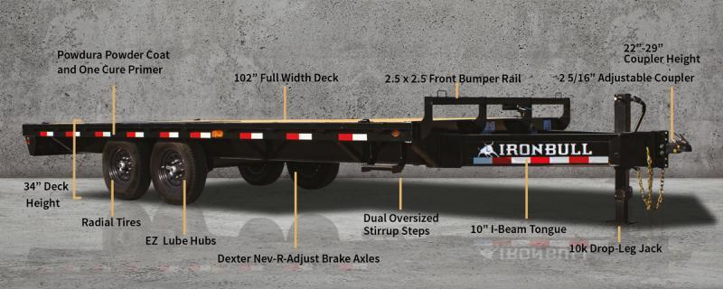 2022 Iron Bull Trailers 08.05x22 FDP Equipment Trailer 2022 Iron Bull Trailers 08.05x22 FDP Equipment Trailer