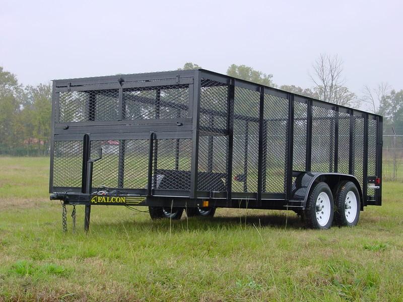 2022 Falcon 6.5x16 TA w/2' mesh sides Landscape Trailer 2022 Falcon 6.5x16 TA w/2' mesh sides Landscape Trailer