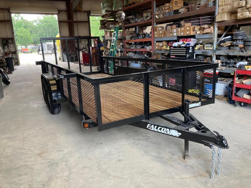 2022 Falcon 6.5x16 TA w/2' mesh sides Landscape Trailer 2022 Falcon 6.5x16 TA w/2' mesh sides Landscape Trailer