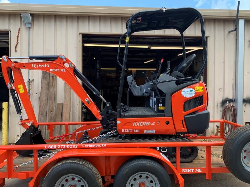 2023 Kubota KX018-4 Mini-Excavator w/trailer for transport Backhoes 2023 Kubota KX018-4 Mini-Excavator w/trailer for transport Backhoes