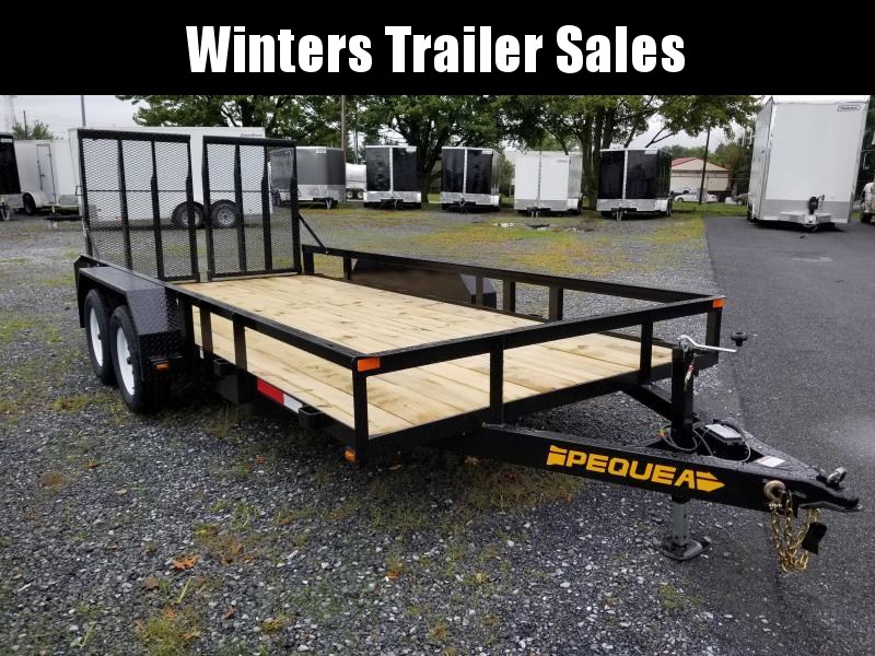 2022 Pequea 80X16TA Utility Trailer 2022 Pequea 80X16TA Utility Trailer