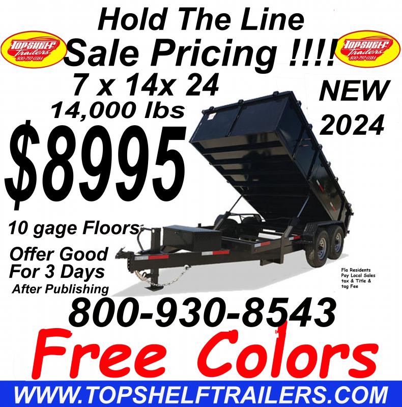 new Dump Trailers TOP Shelf Trailers  for sale, in Yulee, FL Thumbnail 11