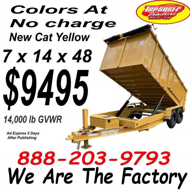new Dump Trailers TOP Shelf Trailers  for sale, in Yulee, FL Thumbnail 2
