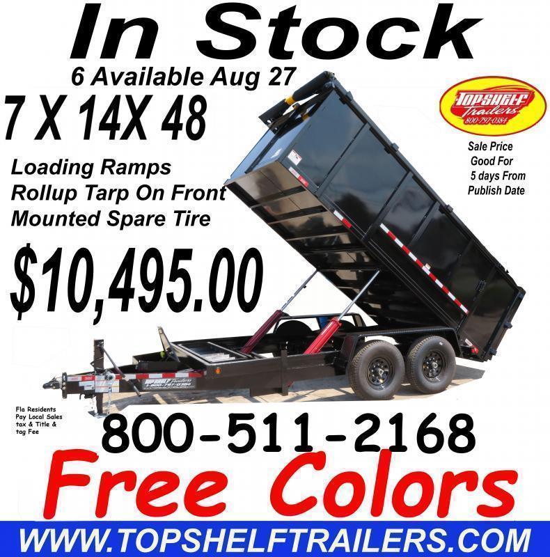 new Dump Trailers TOP Shelf Trailers  for sale, in Yulee, FL Thumbnail 5