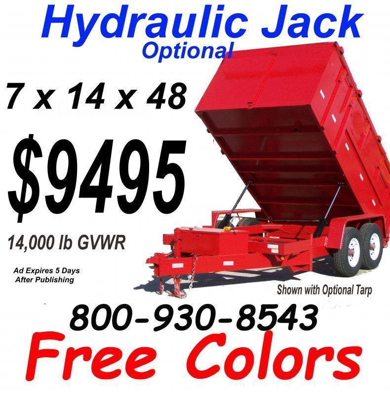 new Dump Trailers TOP Shelf Trailers  for sale, in Yulee, FL Thumbnail 2