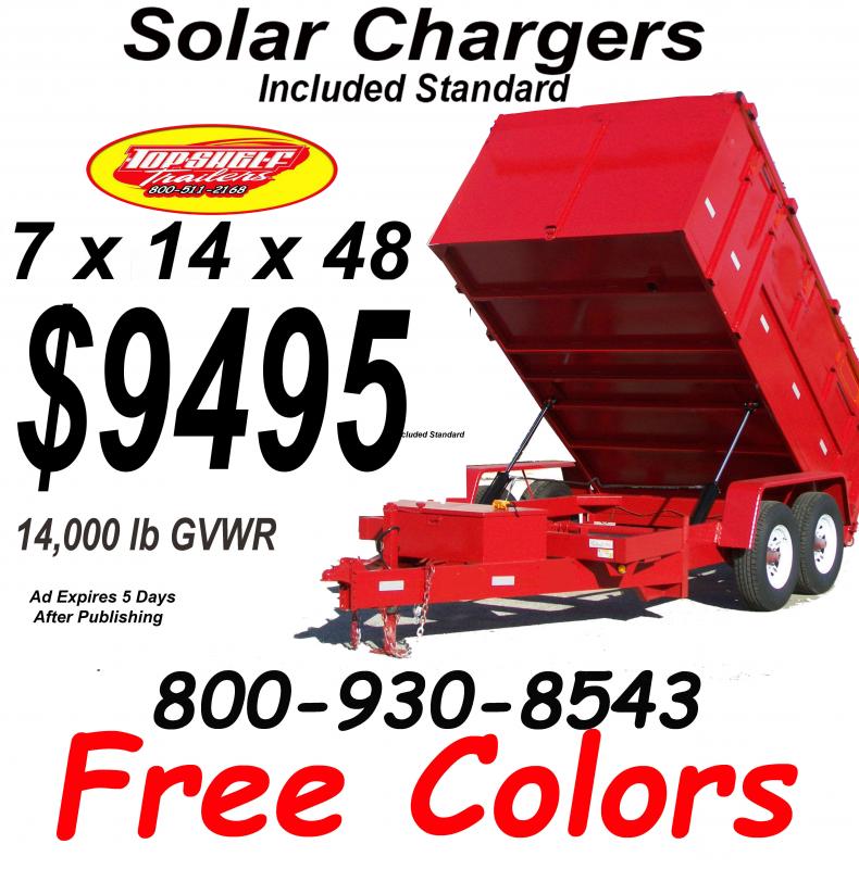 new Dump Trailers TOP Shelf Trailers  for sale, in Yulee, FL Thumbnail 2