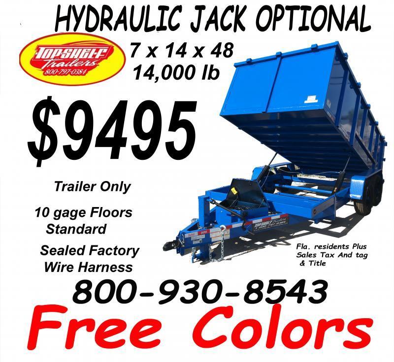 new Dump Trailers TOP Shelf Trailers  for sale, in Yulee, FL Thumbnail 5