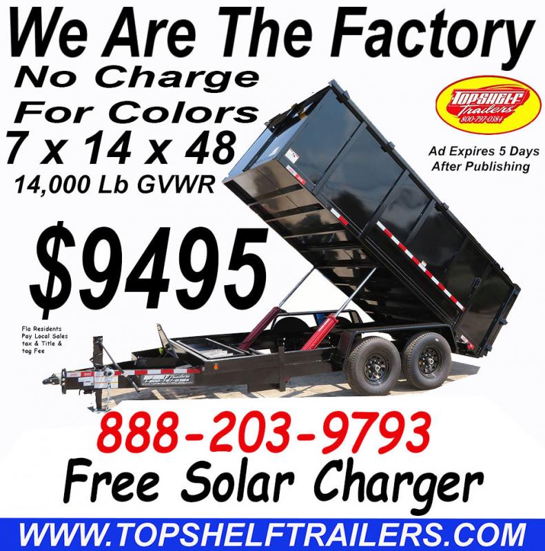 new Dump Trailers TOP Shelf Trailers  for sale, in Yulee, FL Thumbnail 12