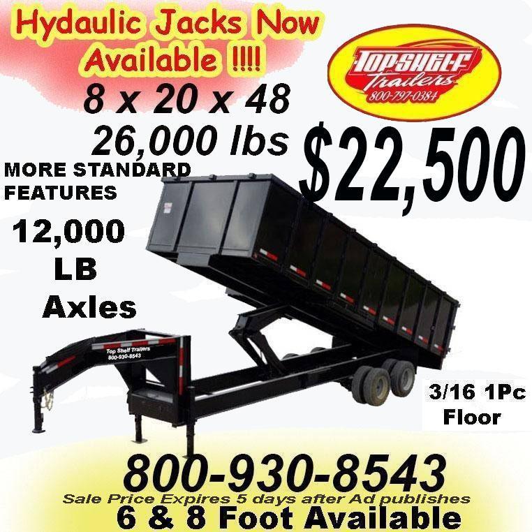 new Dump Trailers TOP Shelf Trailers  for sale, in Yulee, FL Thumbnail 11