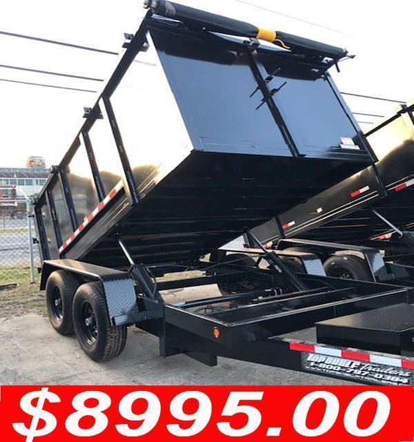 6 x 12 x 48 Dump Trailers FREE COLORS LIMITED TIME Top Shelf Trailers