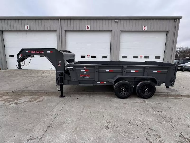 2026 ED Trailer Mfg Gooseneck Dump Trailer