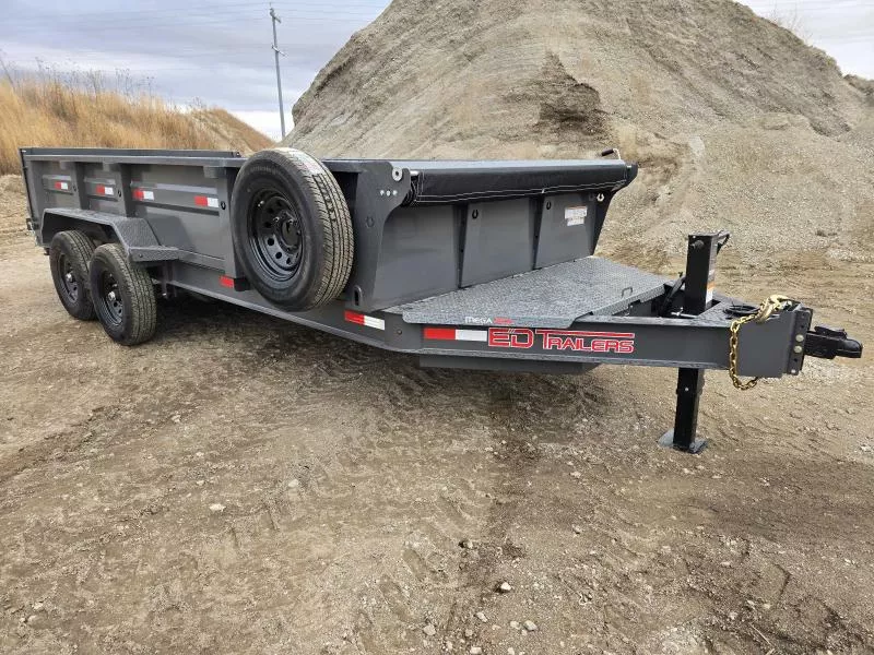 2026 ED Trailers 16'x83" Low Pro Dump Trailer