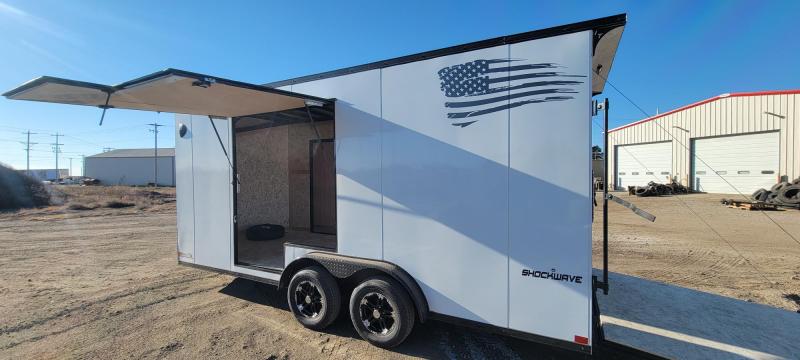 2023 Impact Trailers 7.5 x 18 Shockwave Blackout Cargo / Enclosed Trailer 2023 Impact Trailers 7.5 x 18 Shockwave Blackout Cargo / Enclosed Trailer