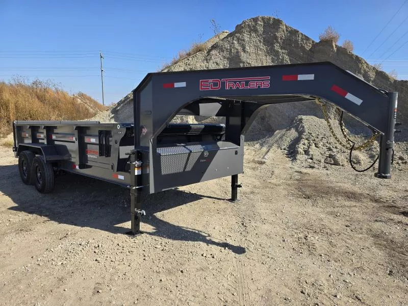 2026 ED Trailers 16'x83" Gooseneck  Dump Trailer