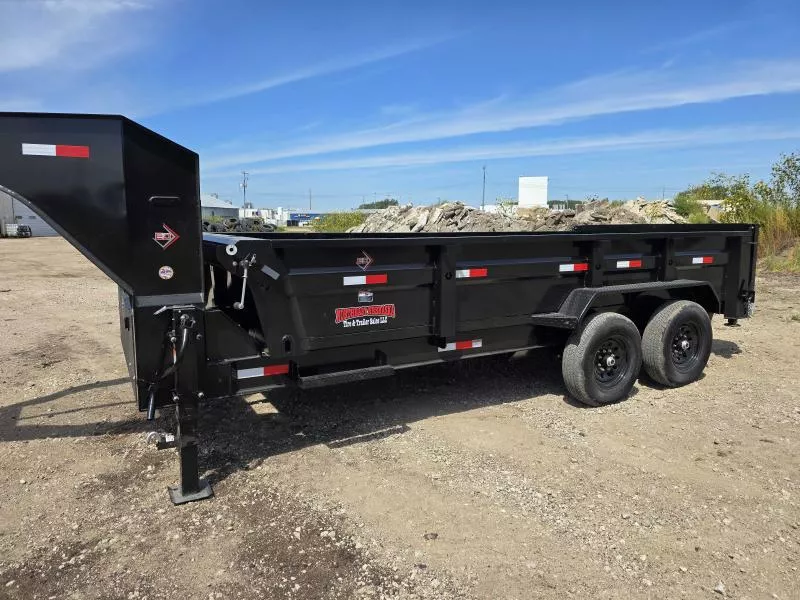 2026 ED Trailers 16'x83" Low Pro Gooseneck   Dump Trailer