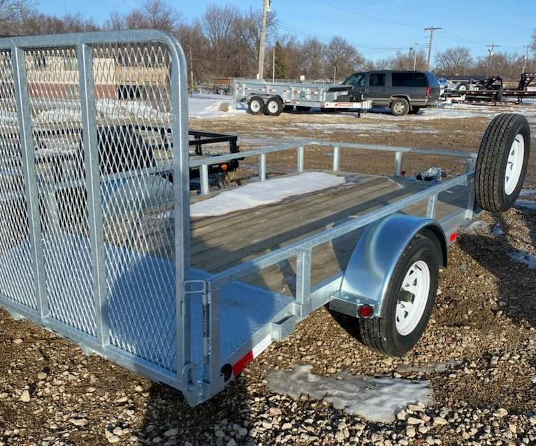 2021 ED Trailer Mfg 77 x 12 Single Axle Galvanized Utility Trailer 2021 ED Trailer Mfg 77 x 12 Single Axle Galvanized Utility Trailer