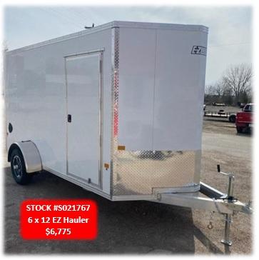 2022 ALCOM 6 x 12 EZ Hauler Enclosed Cargo Trailer 2022 ALCOM 6 x 12 EZ Hauler Enclosed Cargo Trailer