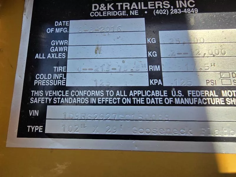 used Equipment / Flatbed Trailers D and K Trailers  for sale, in Wakefield, NE Thumbnail 4