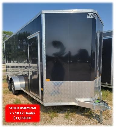2022 EZ Hauler 7 x 18 Enclosed Cargo Trailer 2022 EZ Hauler 7 x 18 Enclosed Cargo Trailer