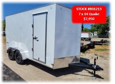 2023 Impact Trailers 7 x 14 Quake Cargo / Enclosed Trailer 2023 Impact Trailers 7 x 14 Quake Cargo / Enclosed Trailer