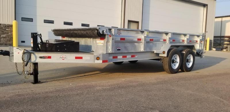 2021 ED Trailer Mfg 14' x 83" Low Pro Galvanized Dump Dump Trailer 2021 ED Trailer Mfg 14' x 83" Low Pro Galvanized Dump Dump Trailer