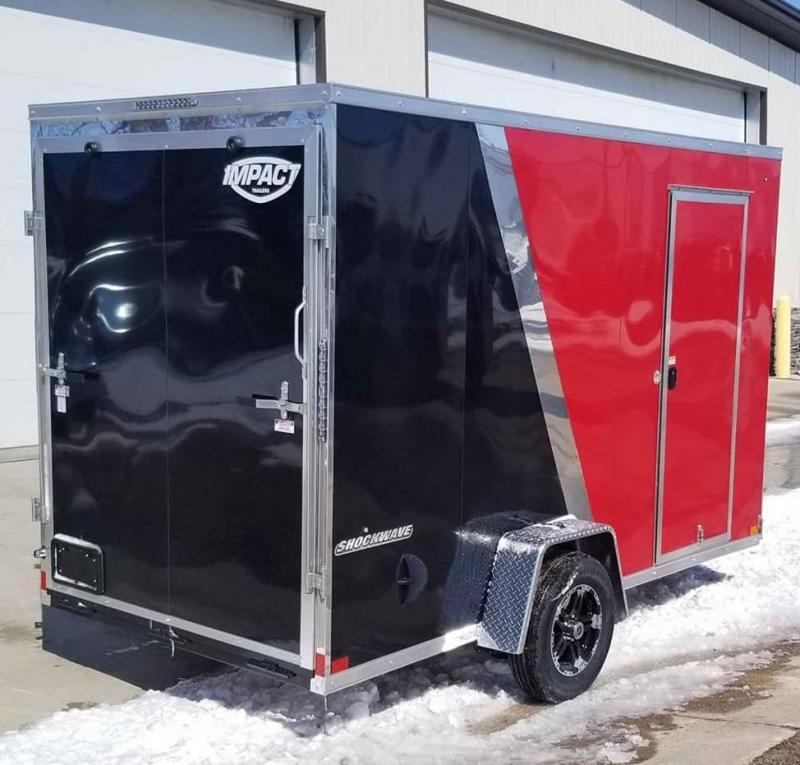 2020 Impact Trailers 6 x 12 Shockwave Enclosed Cargo Trailer 2020 Impact Trailers 6 x 12 Shockwave Enclosed Cargo Trailer