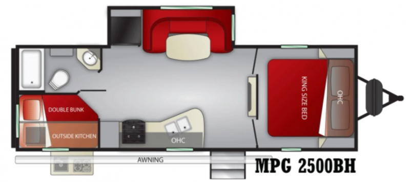 2021 Cruiser RV MPG Ultra Lite 2500BH Travel Trailer 2021 Cruiser RV MPG Ultra Lite 2500BH Travel Trailer