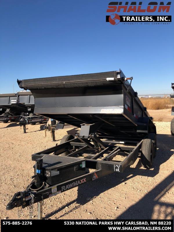 RawMaxx 77"X12' 10K Dump Trailer Model XTT12 25.2K Shalom Trailers in Carlsbad NM, Roswell