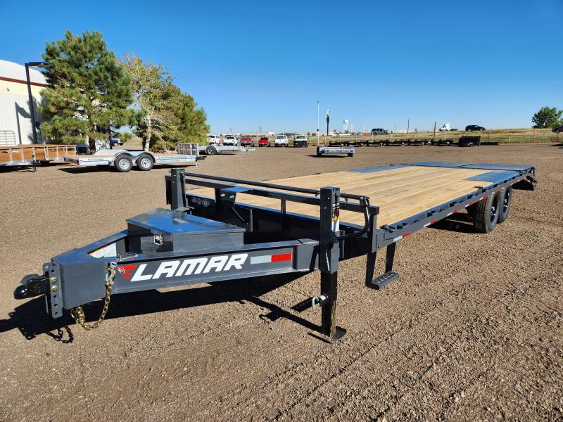 Flatbed Deckover Trailer Lamar 8.5 X 40 20k Colorado Trailer