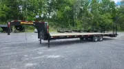 2024 Pequea 30 Foot Gooseneck W/ 5 Foot Beavertail And Ladder  