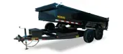 2026 Big Tex Trailers 14LX 83" X 12' 14,000 GVWR Channel Tandem Axle Dum 