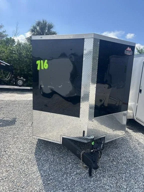 2025 Rock Solid Cargo 7X16 7K CARGO TRAILER WITH REAR RAMP DOOR 