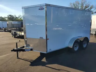 2027 Rock Solid Cargo 7X14 TA SEMI SCREWLESS
