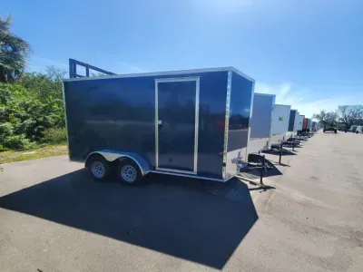2027 Rock Solid Cargo 7X14 TA 7' HT SEMI SCREW ENCLOSED