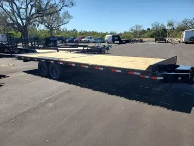 2026 Down 2 Earth Trailers 8X24 TA TILT DECK OVER